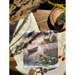 "The first rays" 21.5 х 21,5 cm SANP-73 Cross stitch kit