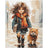 "Through puddles" 23 х 29 cm SANP-74 Cross stitch kit