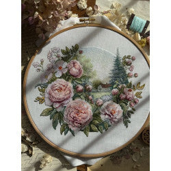 "Peony tenderness" 25 х 21 cm SANP-79 Cross stitch kit