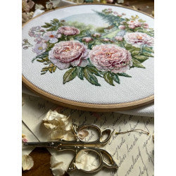"Peony tenderness" 25 х 21 cm SANP-79 Cross stitch kit