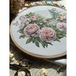 "Peony tenderness" 25 х 21 cm SANP-79 Cross stitch kit