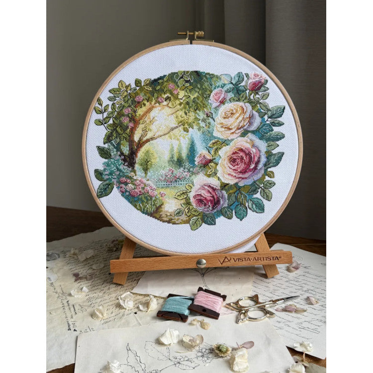 Cross stitch kit "Dream Garden" 24 x 22 cm SANS-84