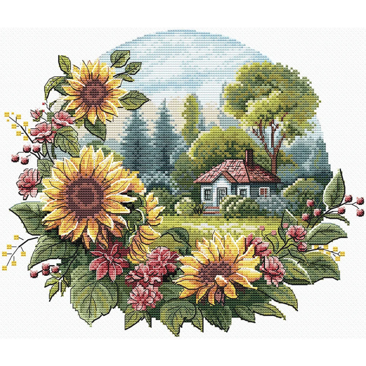 Cross stitch kit "A Sunny Day" 24 х 20.5 cm SANS-86