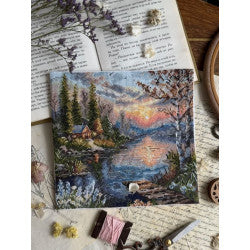 "Quiet shore" 19 х 18,5 cm SANT-21  Cross stitch kit