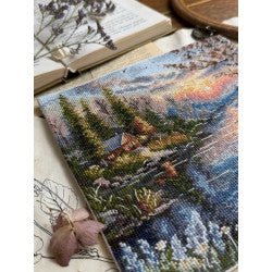 "Quiet shore" 19 х 18,5 cm SANT-21  Cross stitch kit