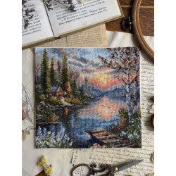 "Quiet shore" 19 х 18,5 cm SANT-21  Cross stitch kit