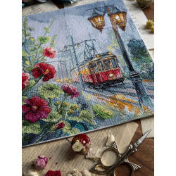 "Morning tram" 24,5 х 27 cm SANU-11 Cross stitch kit