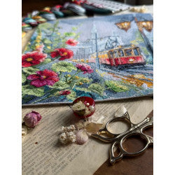 "Morning tram" 24,5 х 27 cm SANU-11 Cross stitch kit