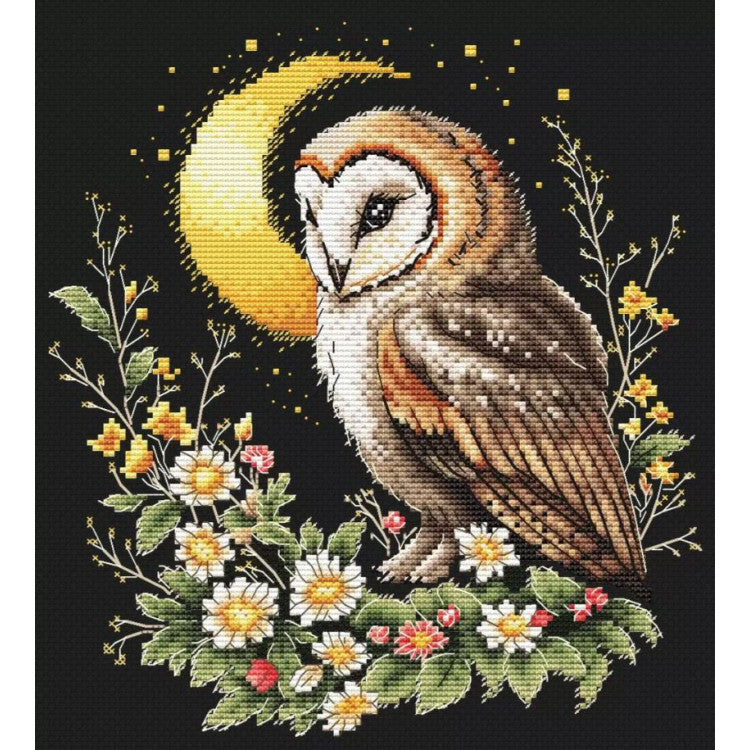 "In the moonlight" 19,5 х 20,5 cm SANV-57 Cross stitch kit