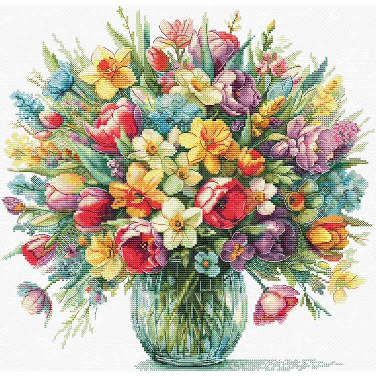 "Bright mood" 29 х 29,5 cm SANYA-04 Cross stitch kit