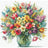 "Bright mood" 29 х 29,5 cm SANYA-04 Cross stitch kit