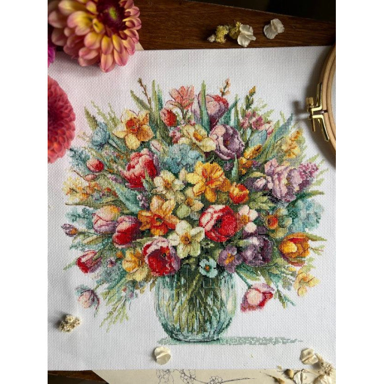 "Bright mood" 29 х 29,5 cm SANYA-04 Cross stitch kit