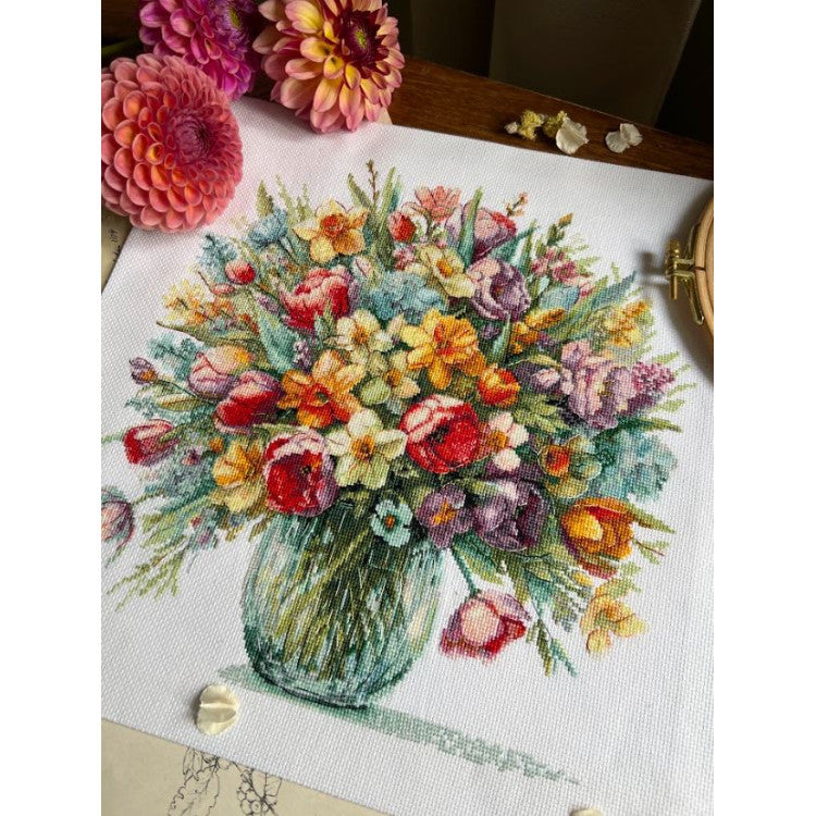 "Bright mood" 29 х 29,5 cm SANYA-04 Cross stitch kit