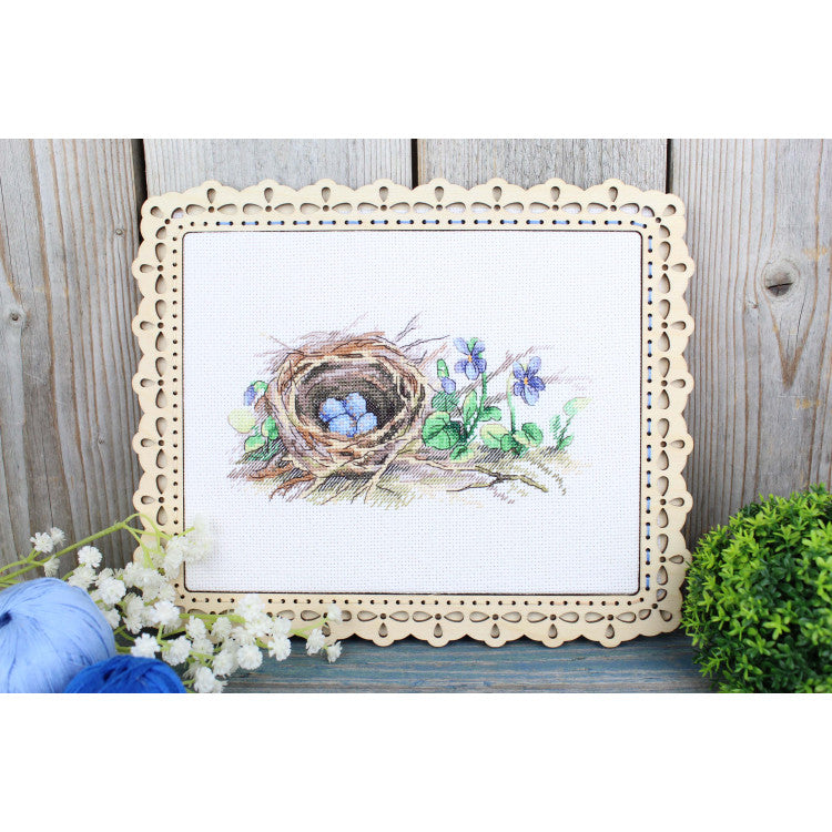"ON THE FOREST EDGE" 12*20 CM SM-1233 CROSS STITCH KIT