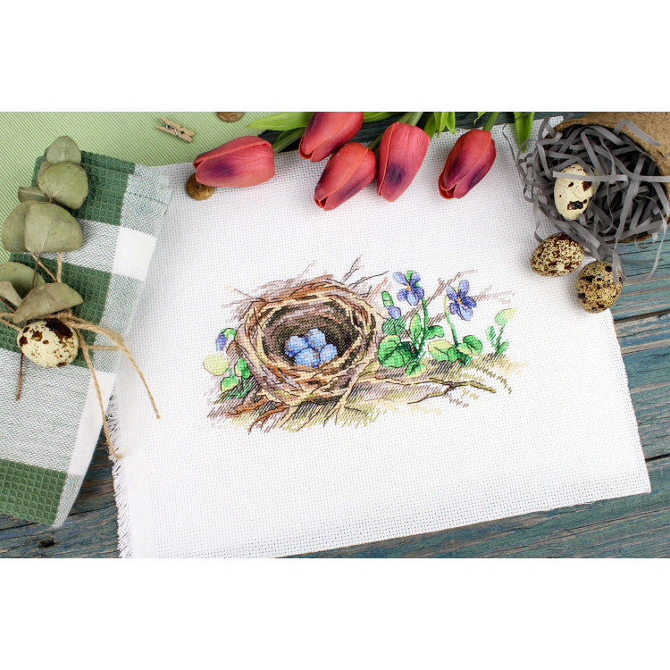 "ON THE FOREST EDGE" 12*20 CM SM-1233 CROSS STITCH KIT
