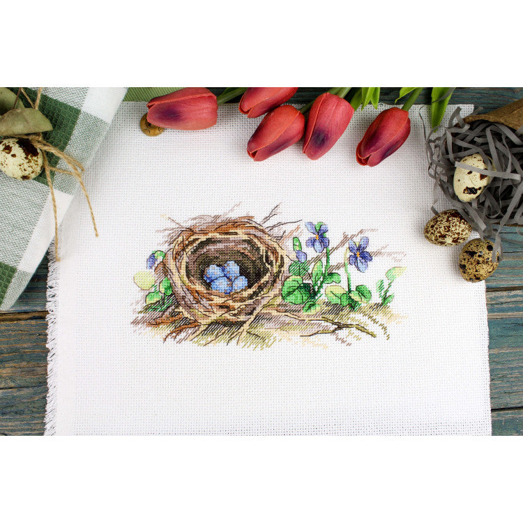 "ON THE FOREST EDGE" 12*20 CM SM-1233 CROSS STITCH KIT