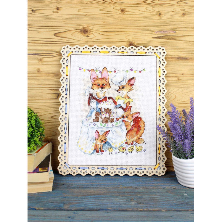 CROSS STITCH KIT "FESTIVE DINNER" 15*20 CM SM-1249