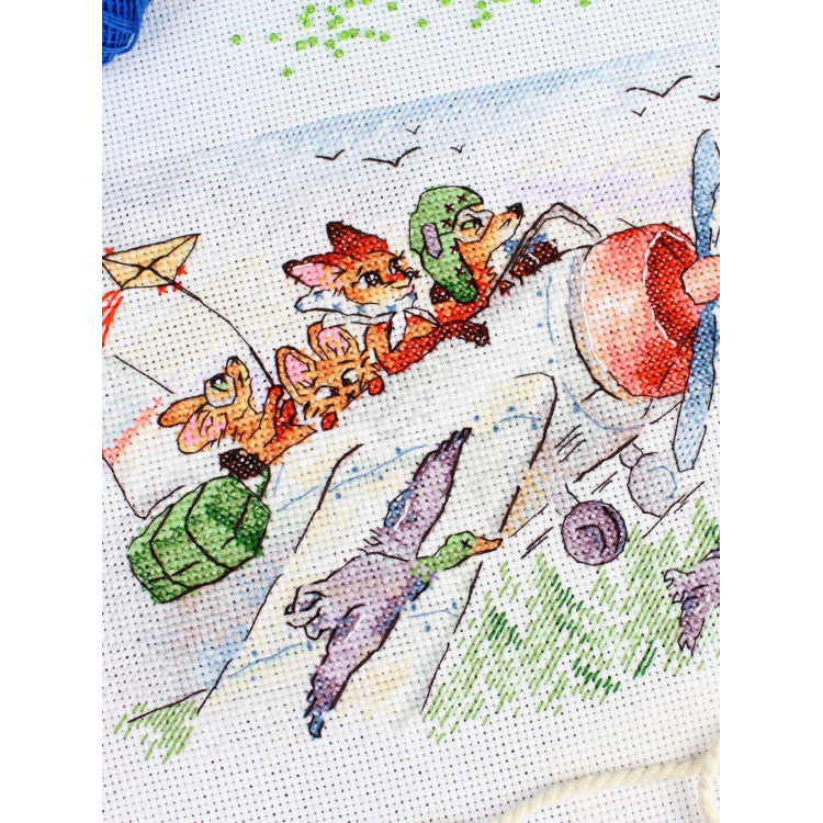 CROSS STITCH KIT "LET'S FLY SOUTH" 15*20 CM SM-1250