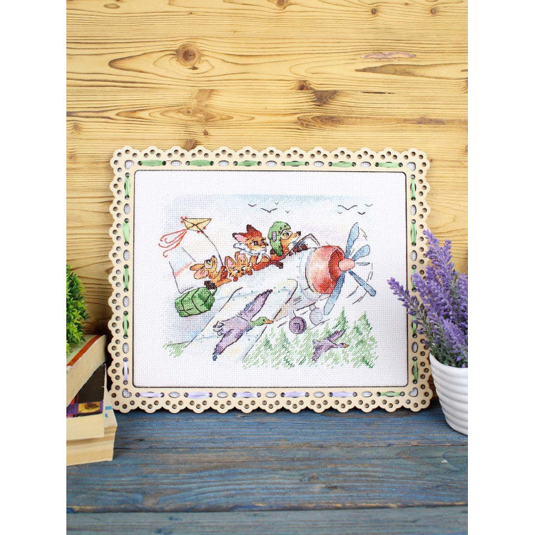 CROSS STITCH KIT "LET'S FLY SOUTH" 15*20 CM SM-1250