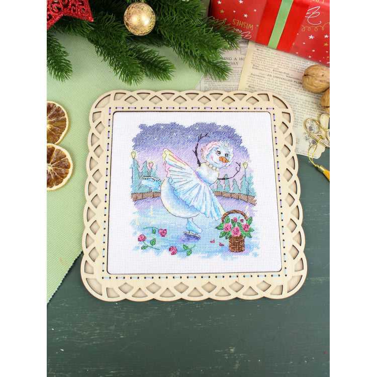 Cross stitch kit "Swan Lake" 17*15 cm SM-1253