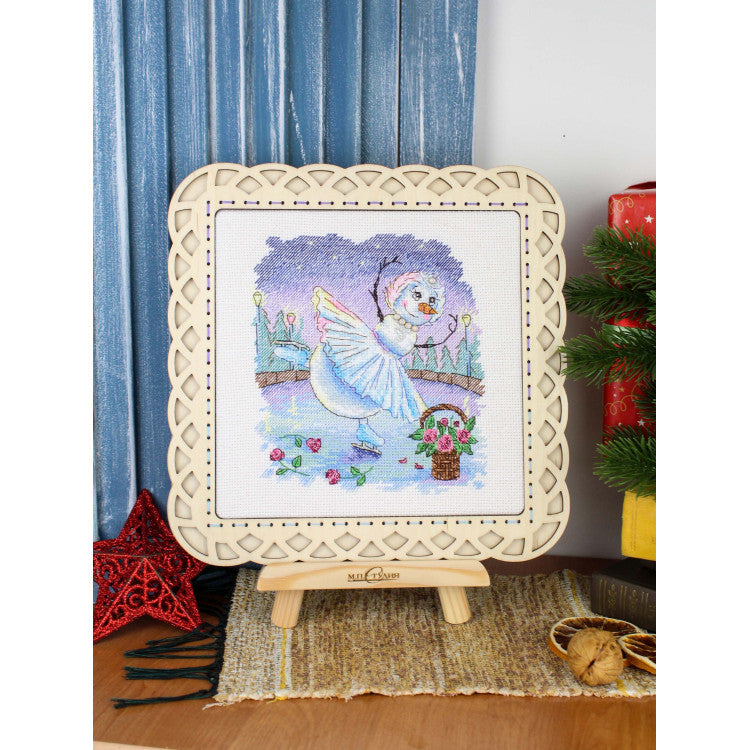 Cross stitch kit "Swan Lake" 17*15 cm SM-1253