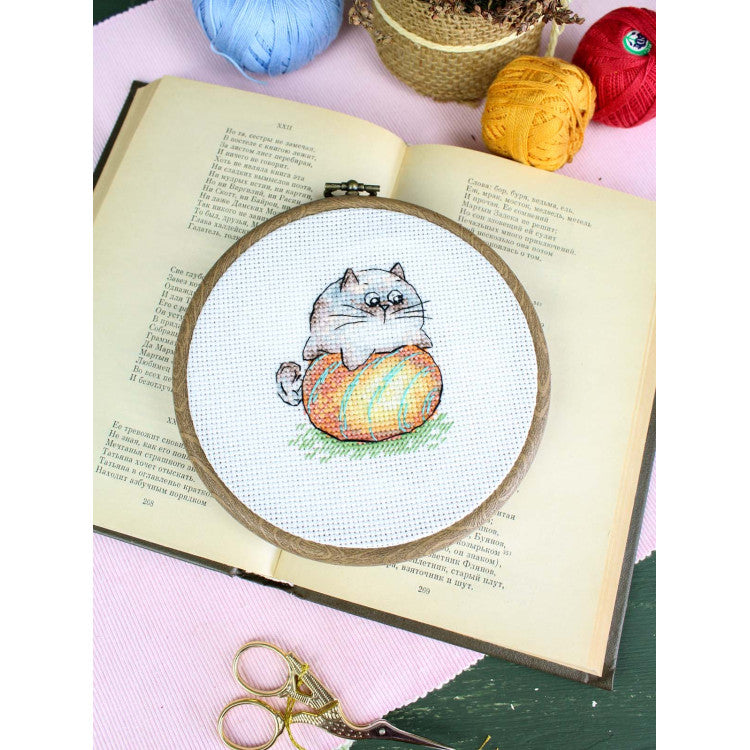 "Ball game" 7*6 cm SM-1261 Cross stitch kit