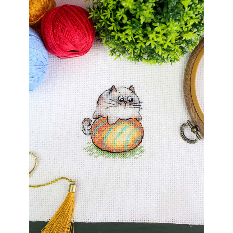 "Ball game" 7*6 cm SM-1261 Cross stitch kit