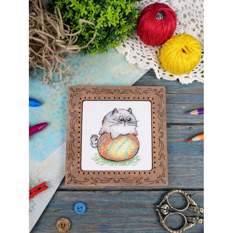 "Ball game" 7*6 cm SM-1261 Cross stitch kit
