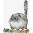 "Beware of danger!" 9*7 cm SM-1263 Cross stitch kit