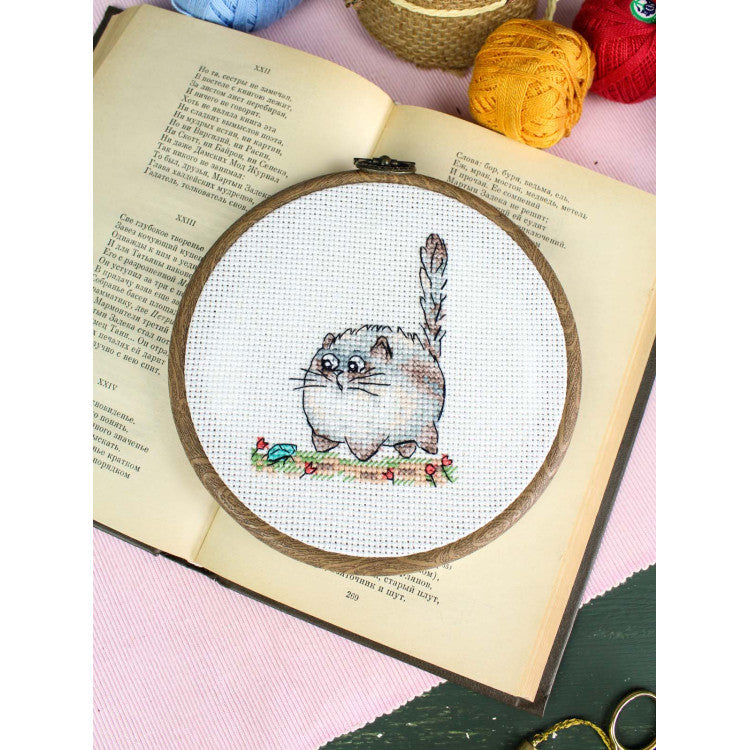 "Beware of danger!" 9*7 cm SM-1263 Cross stitch kit