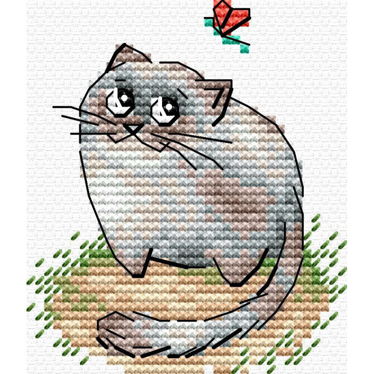 "Clever trickster" 8*7 cm SM-1265 Cross stitch kit