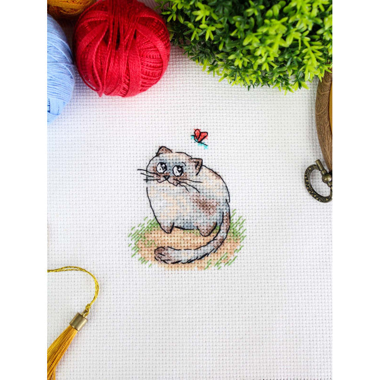 "Clever trickster" 8*7 cm SM-1265 Cross stitch kit