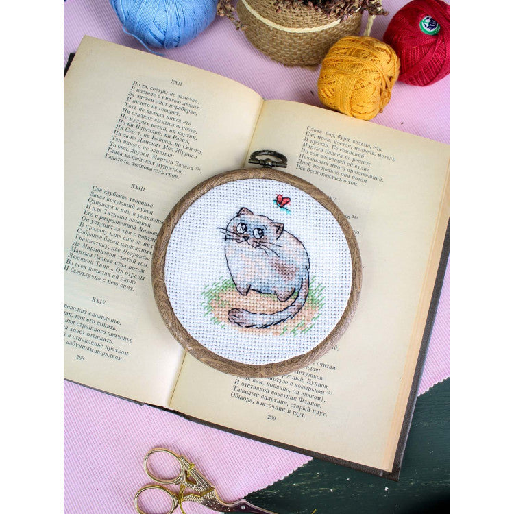 "Clever trickster" 8*7 cm SM-1265 Cross stitch kit