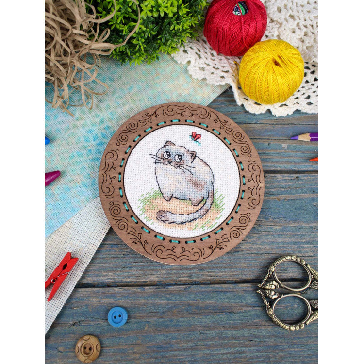 "Clever trickster" 8*7 cm SM-1265 Cross stitch kit