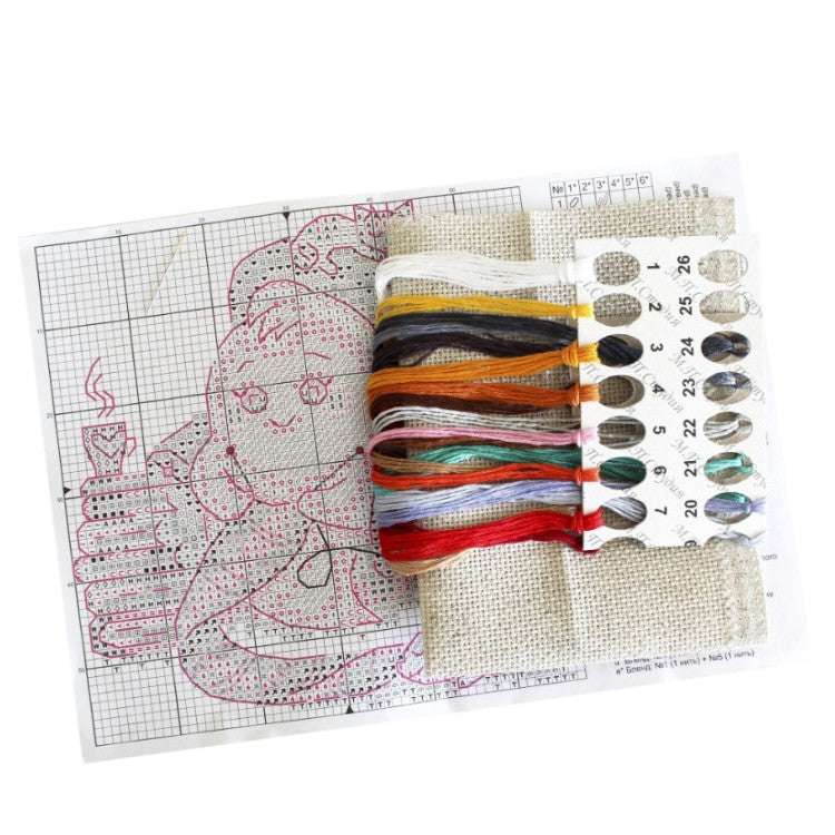 Cross stitch kit "Ghost Needleworker"   SM-749