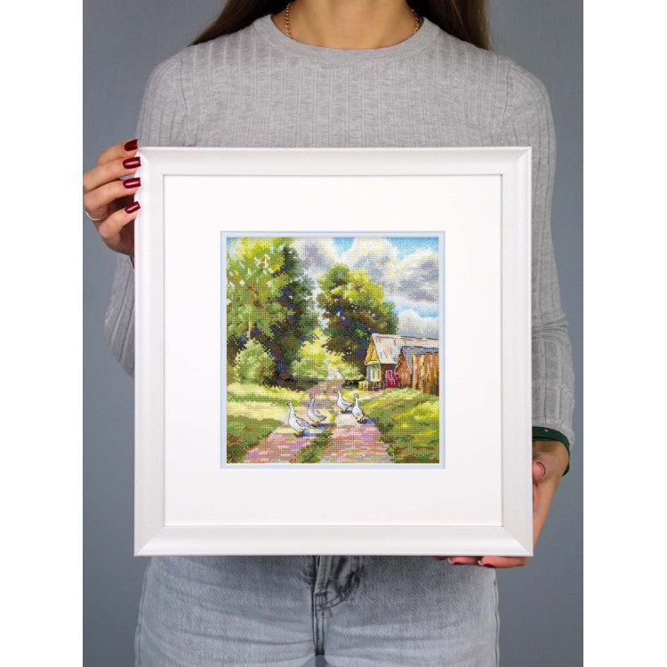 "On a country road" 22*20 cm SNV-1001 Cross stitch kit