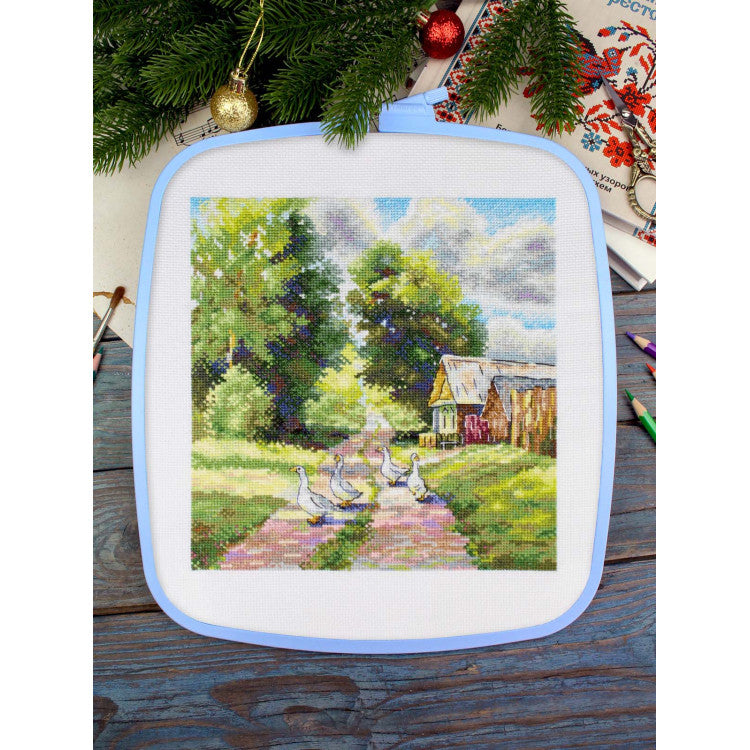 "On a country road" 22*20 cm SNV-1001 Cross stitch kit