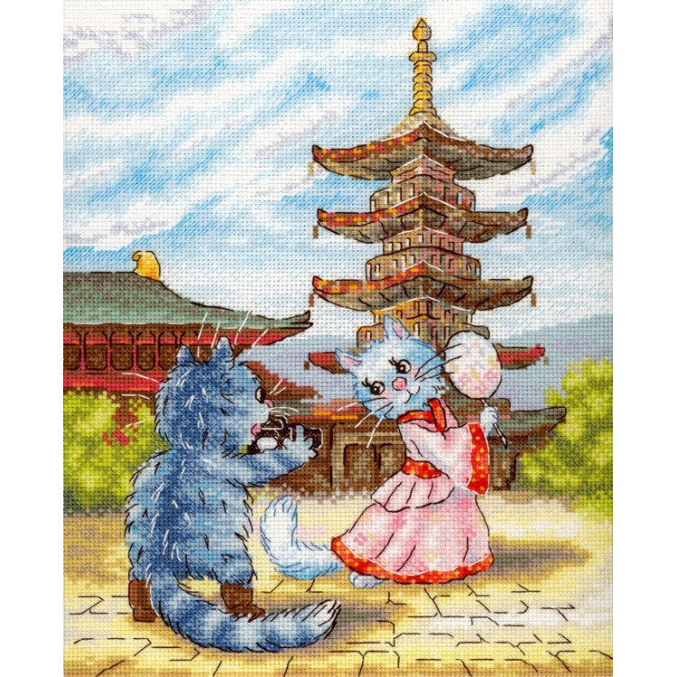 "Graceful dance" 25*20 cm SNV-1013 Cross stitch kit