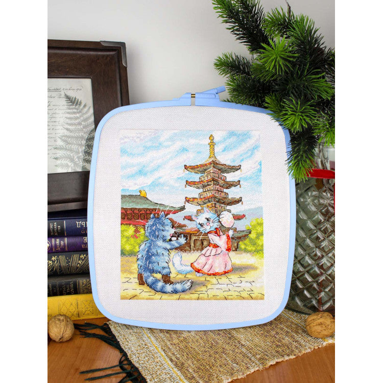 "Graceful dance" 25*20 cm SNV-1013 Cross stitch kit