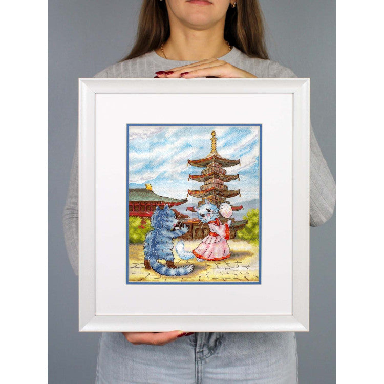 "Graceful dance" 25*20 cm SNV-1013 Cross stitch kit