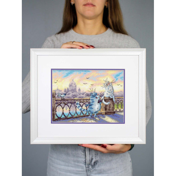 "On the river bank" 25*20 cm SNV-1014 Cross stitch kit