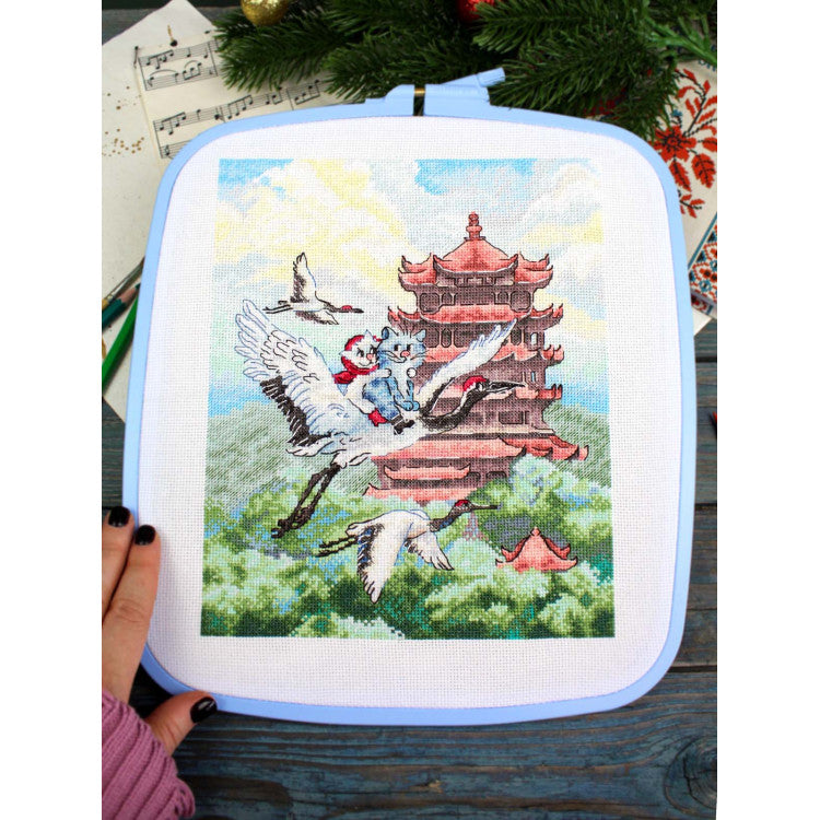 "Air travel" 25*20 cm SNV-1016 Cross stitch kit