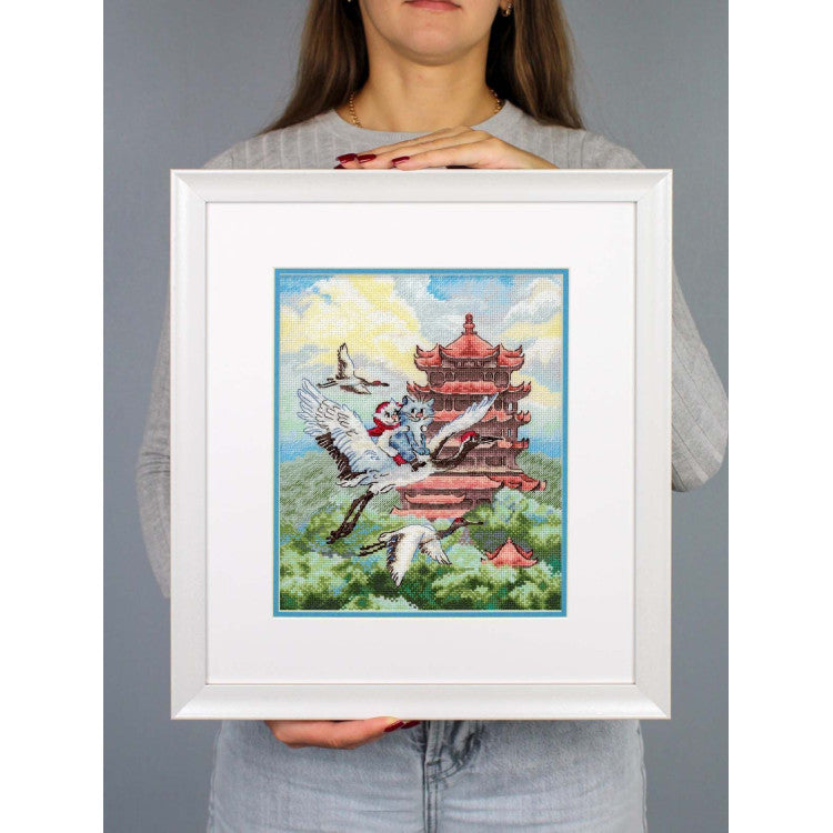 "Air travel" 25*20 cm SNV-1016 Cross stitch kit