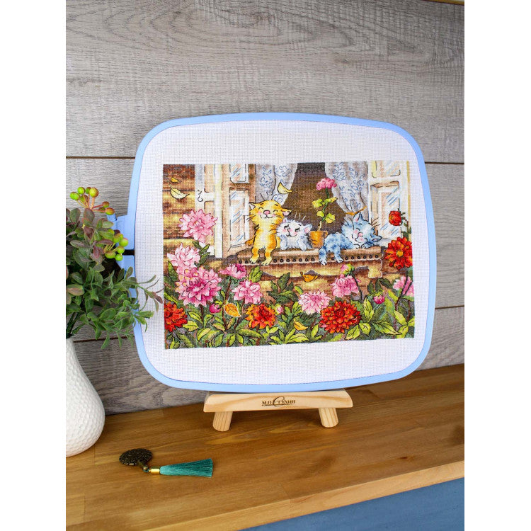 "Carefree childhood" 19*25 cm SNV-1017 Cross stitch kit