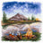 CROSS STITCH KIT "UNDER THE STARRY SKY" 16*16 CM SNV-955