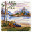 CROSS STITCH KIT "OVERNIGHT STAY IN NATURE" 16*16 CM SNV-956