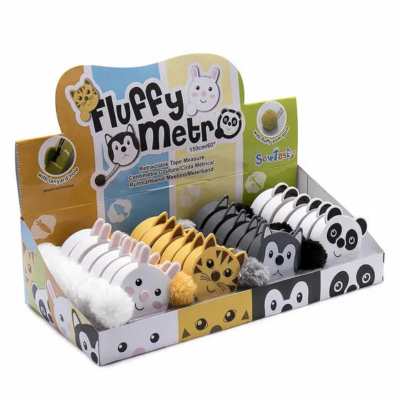 Sew Tasty Tape measure animals 150cm display