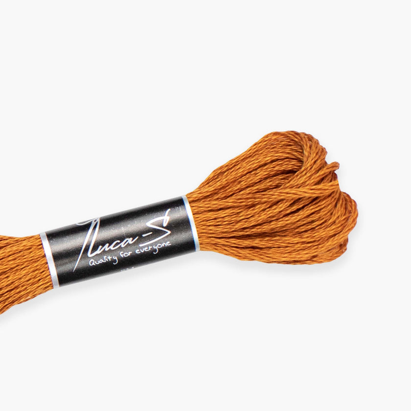 Luca-S Stranded Cotton Thread 401 / DMC 301 / Anchor 1049 – The Craft ...