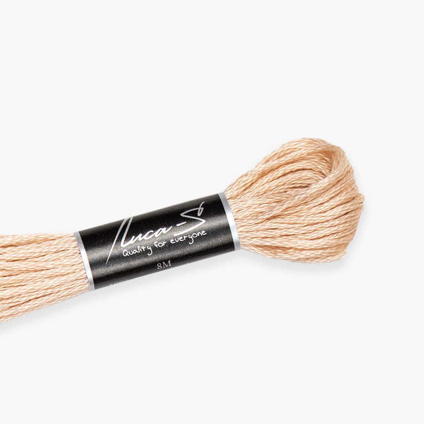 Luca-S Stranded Cotton Thread 418 / DMC 950 / Anchor 880 – The Craft ...