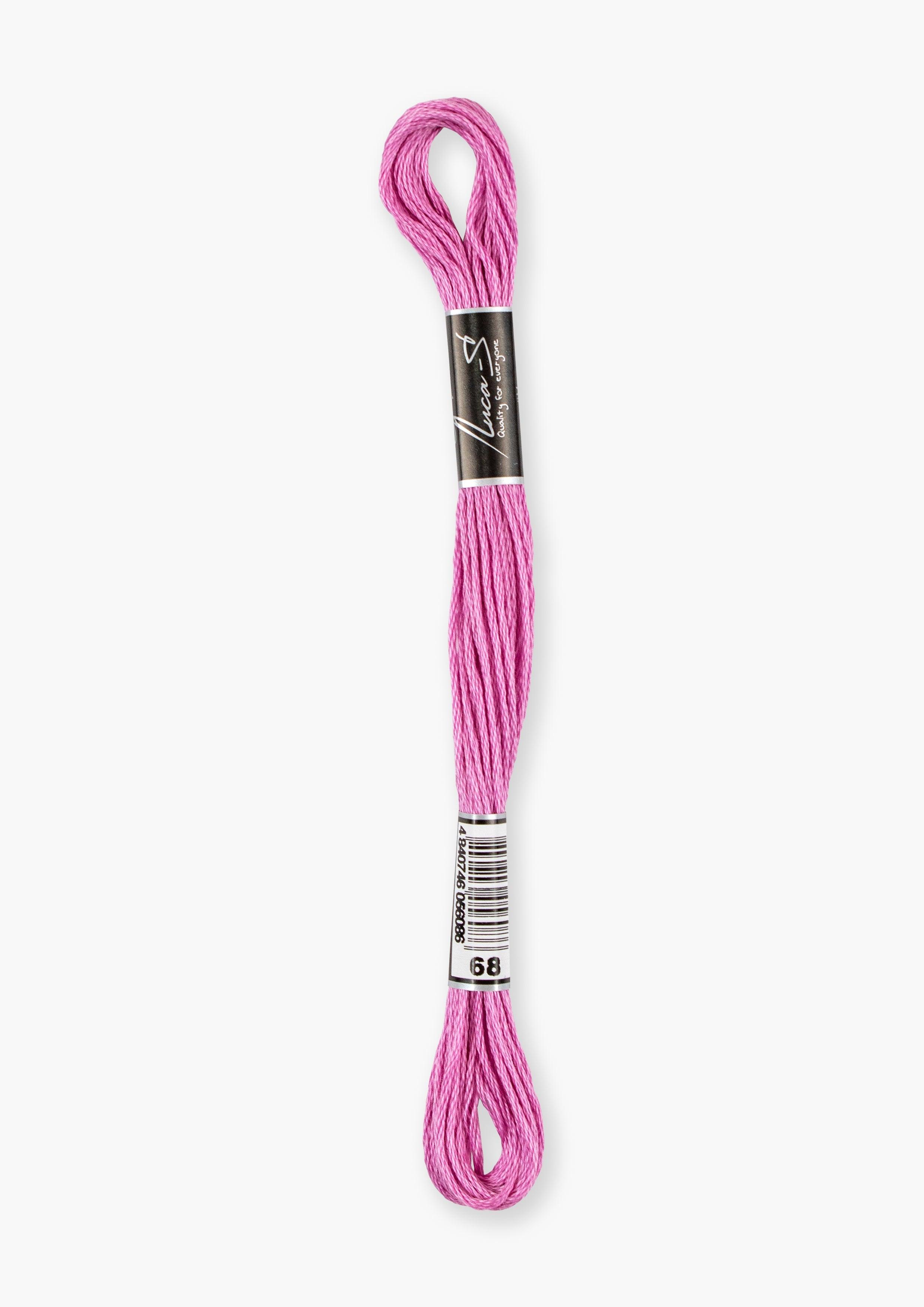 Stranded Cotton Luca-S - 68 / DMC 3608 / Anchor 86 - Luca-S Stranded Cotton